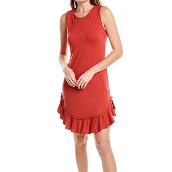 MAX STUDIO Women's Sleeveless Ruffled Hem Mini Dress size S - Picture 1 of 6
